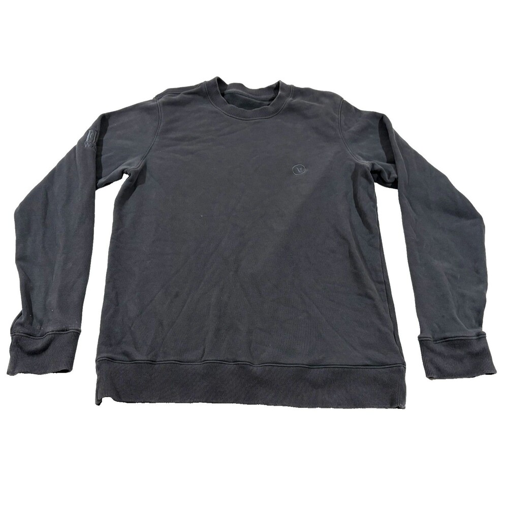 Vuori Cypress Sweatshirt Mens Gray V255 Crewneck Pullover Logo Top Fleece Sz M